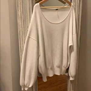 White Free People Sweater